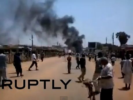 Sudanda demonstratlara atəş açıldı VİDEO